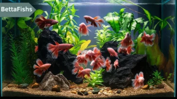 How many Betta fish can live together