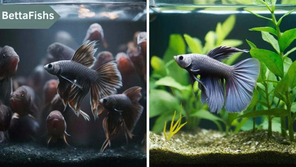 Betta fish stress symptoms