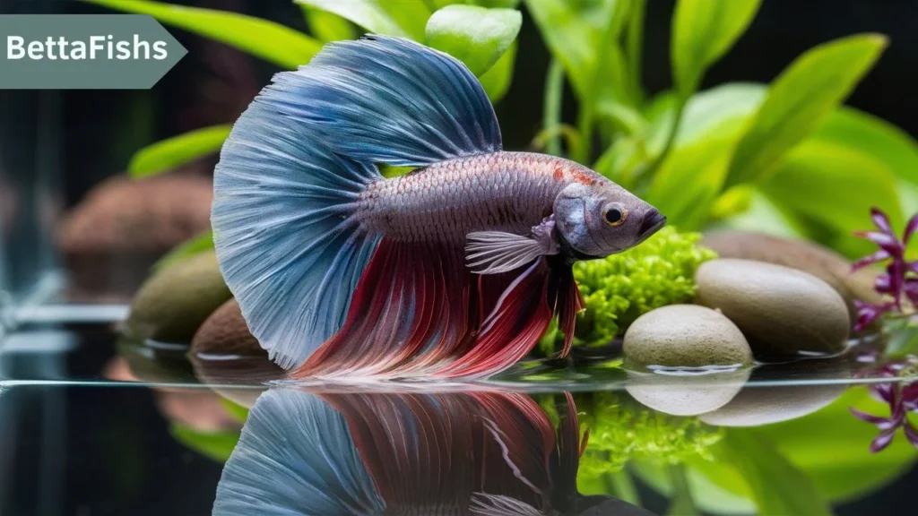 Tail rot in Betta fish