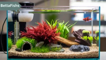 Betta fish tank setup