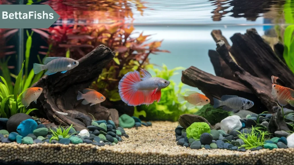 Can female Betta fish live with other fish?