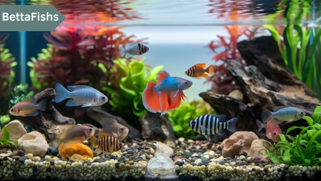 Can female Betta fish live with other fish?