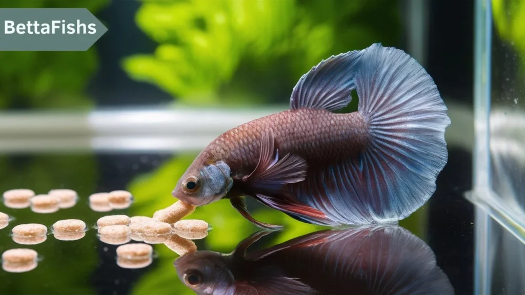 How often to feed Betta fish pellets