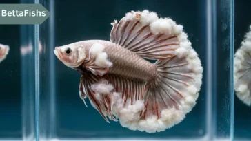 White patches on Betta fish