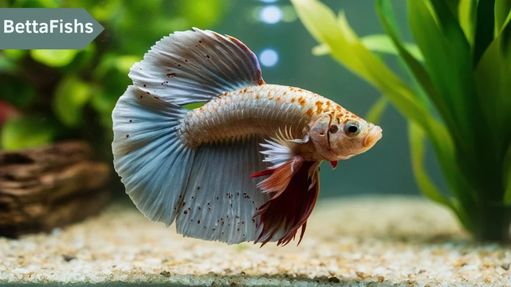 White patches on Betta fish